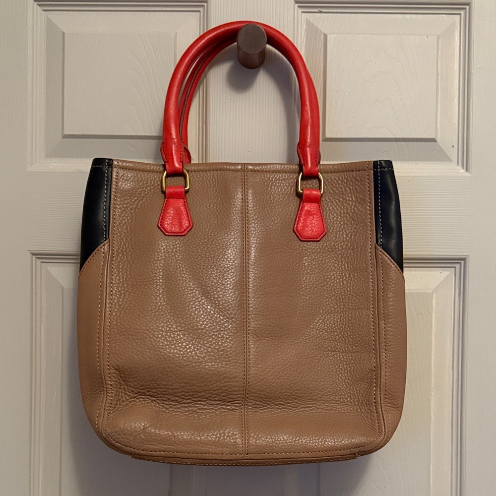 J CREW BIENNIAL COLORBLOCK TOTE BAG